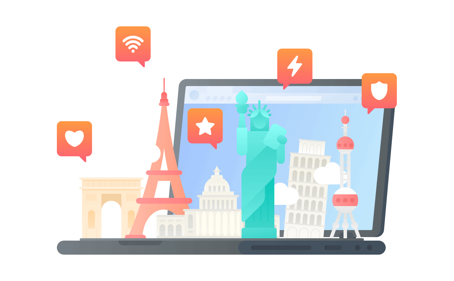 在意大利连接到中国的加速器 - 返华VPN
